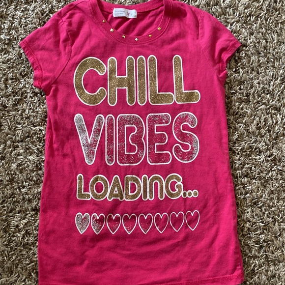 Set of 5 Tops and one pair of Leggings size medium 7-8 - Picture 2 of 13